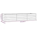Myheimly Hochbeet, Hochbeet für Garten Balkon Terrasse, Kräuterhochbeet zum Selber Bauen, Gemüsebeet Pflanzkübel aus Metall, Grau Cortenstahl 240 x 80 x 45 cm - Thumbnail 8