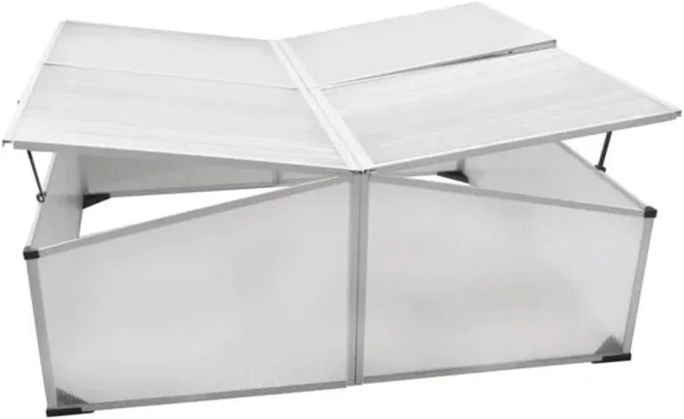 Gewächshaus im Garten Frühbeet 108x41x110 cm Frostschutz Pflanzen Winterschutz Gemüsehaus Treibhaus Winterfest Gerätehaus Tomaten Gewächshaus Balkone,Terrassen mit 4 Deckeln – Bild 6