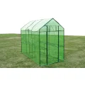 Puraday Gewächshaus Begehbar & Mobil 6x3x2 m - Stahlrahmen 18 m² Frostschutz Pflanzen Winterschutz Gemüsehaus Treibhaus Winterfest Gerätehaus Tomaten 8 Fenster - Thumbnail 8