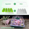 Neu Zimmergewächshaus Anzuchtkasten, Silikon Mini Gewächshaus Anzuchtset mit Pflanzenlampe, Anzucht Gewächshaus mit erhöhten Deckel 2 Stück - Thumbnail 6