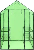 Begehbares Gewächshaus mit 4 Regalen, Frühbeet, Tomatenhaus, Treibhaus, Greenhouse, Garten Zubehör - Thumbnail 4