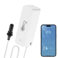 2 Pack WiFi Hygrometer Thermometer Sensor, Thermometer Innen Mit Externem Sensor und App Alert, Mini für Gewächshaus, Aquarium, Kühlschrank, ReptilienTerrarium, Kompatibel Alexa/Google Home - Thumbnail 8