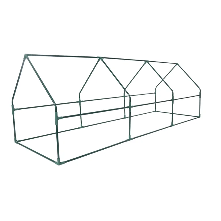 Kleines Gewächshaus PVC Wetterbeständige Foliengewächshaus Frühbeet Transparent mit Rollfenster für Garten Balkon Aufzucht (Grün, 270×90×90cm) – Bild 7