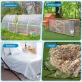 Transparente Plane - mit öSen Abdeckplane Wasserdicht 2.5X2m Durchsichtige Tarp GewäChshaus MöBel Staubdicht wasserdichte Gartenplane Gewebeplane Wetterfeste FüR Schutz Vor Witterung - Thumbnail 6