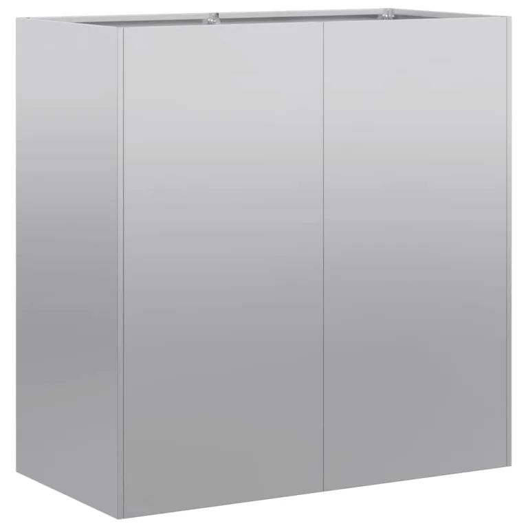vidaXL Pflanzkübel 80x40x80 cm Verzinkter Stahl, Pflanzschale, Garten-Garten-Pflanzkübel, Outdoor-Pflanzgefäß, Hochbeet, Pflanzgefäß, Blumenkasten – Bild 1