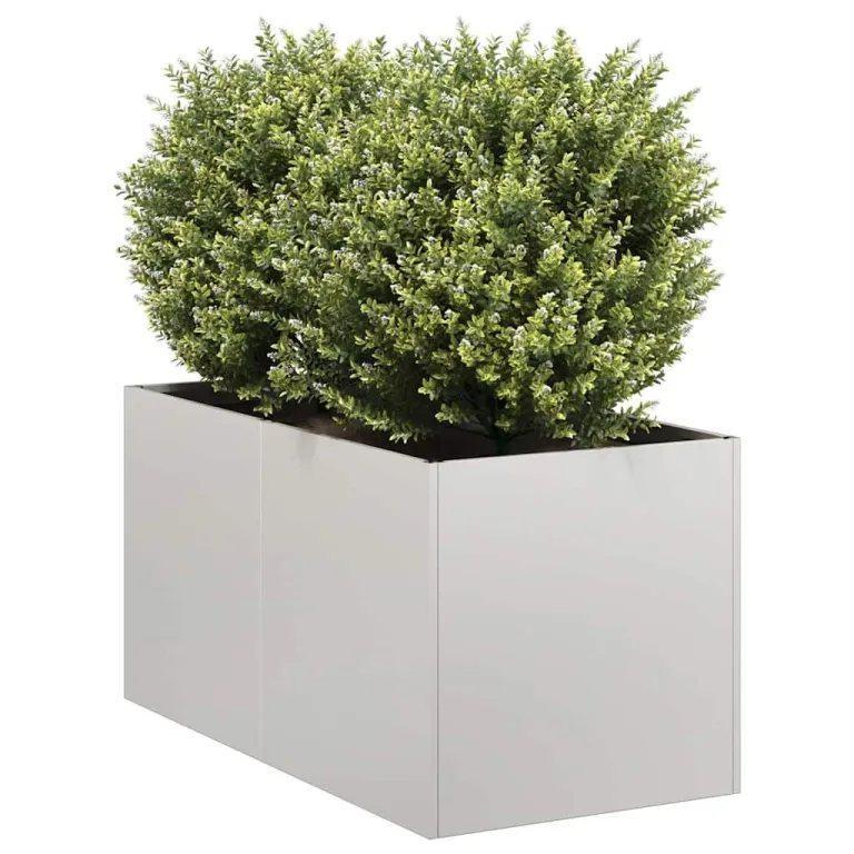 vidaXL Pflanzgefäß 40x80x40 cm Edelstahl, Pflanzschale, Garten-Garten-Pflanzkübel, Outdoor-Pflanzgefäß, Hochbeet, Pflanzgefäß, Blumenkasten – Bild 4