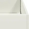 vidaXL Pflanzgefäß Weiß 120x80x80 cm Stahl, Pflanzschale, Garten-Garten-Pflanzkübel, Outdoor-Pflanzgefäß, Hochbeet, Pflanzgefäß, Blumenkasten - Thumbnail 7