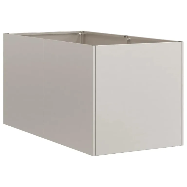 vidaXL Pflanzkübel Rostig 40x80x40 cm Wetterfester Stahl, Pflanzschale, Garten-Garten-Pflanzkübel, Outdoor-Pflanzgefäß, Hochbeet, Pflanzgefäß – Bild 9