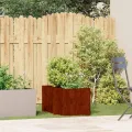 vidaXL Pflanzkübel Rostig 40x80x40 cm Wetterfester Stahl, Pflanzschale, Garten-Garten-Pflanzkübel, Outdoor-Pflanzgefäß, Hochbeet, Pflanzgefäß - Thumbnail 2