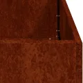 vidaXL Pflanzkübel Rostig 40x80x40 cm Wetterfester Stahl, Pflanzschale, Garten-Garten-Pflanzkübel, Outdoor-Pflanzgefäß, Hochbeet, Pflanzgefäß - Thumbnail 8