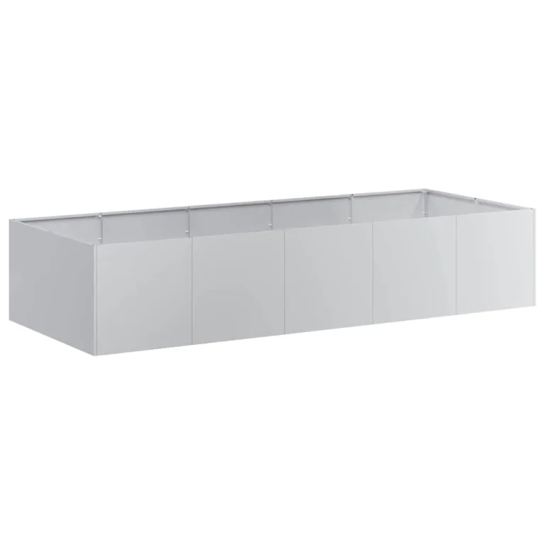 vidaXL Pflanzkübel 200x80x40 cm Verzinkter Stahl, Pflanzschale, Garten-Garten-Pflanzkübel, Outdoor-Pflanzgefäß, Hochbeet, Pflanzgefäß, Blumenkasten – Bild 1