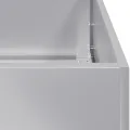 vidaXL Pflanzkübel 200x80x40 cm Verzinkter Stahl, Pflanzschale, Garten-Garten-Pflanzkübel, Outdoor-Pflanzgefäß, Hochbeet, Pflanzgefäß, Blumenkasten - Thumbnail 7