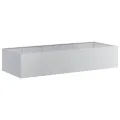 vidaXL Pflanzkübel 200x80x40 cm Verzinkter Stahl, Pflanzschale, Garten-Garten-Pflanzkübel, Outdoor-Pflanzgefäß, Hochbeet, Pflanzgefäß, Blumenkasten - Thumbnail 1