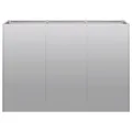 vidaXL Pflanzgefäß 120x40x80 cm Stahl verzinkt, Pflanzschale, Garten-Garten-Pflanzkübel, Outdoor-Pflanzgefäß, Hochbeet, Pflanzgefäß, Blumenkasten - Thumbnail 5