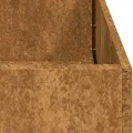 vidaXL Pflanzkübel Rostig 80x80x40 cm Wetterfester Stahl, Pflanzschale, Garten-Garten-Pflanzkübel, Outdoor-Pflanzgefäß, Hochbeet, Pflanzgefäß - Thumbnail 10