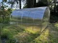 Gewächshaus Tunnel, Greenhouse für Garten, Kweekas, Tuinkas Tunnel 3 m, Greenhouse für Gemüsepflanzen, Stahlrahmen mit Polycarbonat, 1000 x 300 x 200 cm, 30 m² - Thumbnail 3