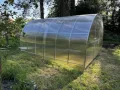 Gewächshaus Tunnel, Greenhouse für Garten, Kweekas, Tuinkas Tunnel 3 m, Greenhouse für Gemüsepflanzen, Stahlrahmen mit Polycarbonat, 1000 x 300 x 200 cm, 30 m² - Thumbnail 10