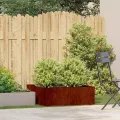 vidaXL Pflanzkübel Rostig 80x80x30 cm Wetterfester Stahl, Pflanztopf, Pflanzenständer, Hochbeet, Pflanzgefäßständer, Pflanzentablett, Gartenpflanzer - Thumbnail 2