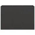 vidaXL Pflanzkübel Schwarz 120x40x80 cm Kaltgewalzter Stahl, Pflanzschale, Garten-Garten-Pflanzkübel, Outdoor-Pflanzgefäß, Hochbeet, Pflanzgefäß - Thumbnail 6