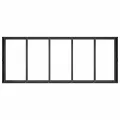 vidaXL Pflanzgefäß Schwarz 200x80x40 cm Stahl, Pflanzschale, Garten-Garten-Pflanzkübel, Outdoor-Pflanzgefäß, Hochbeet, Pflanzgefäß, Blumenkasten - Thumbnail 5
