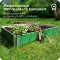 Garronda Holzaufsatzrahmen mit Print - Hochbeete für Pflanzen Blumen Kräuter Obst und Gemüse Aufbewahrungskiste aus Holz mit dekorativem Druck GD-0075 (120x80x20 cm, Blatt mit Hintergrund, 1St) - Thumbnail 6