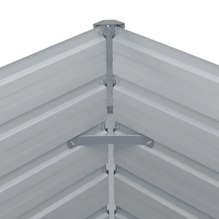 Myheimly Hochbeet 160 x 80 x 45 cm Verzinkter Stahl Braun – Bild 5
