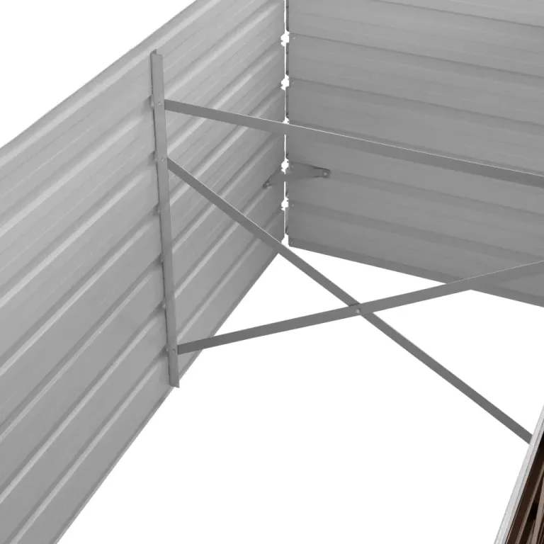Myheimly Garten-Hochbeet Braun 240 x 80 x 45 cm Verzinkter Stahl – Bild 6