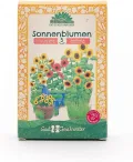 Saatgut-Set mit 5 samenfesten Sonnenblumen-Sorten | Hochwertiges Saatgut | Geschenkidee für Gartenfreunde und Sonnenblumen-Liebhaber zum Geburtstag, Ostern etc. | IFür Garten, Balkon und Terrasse - Thumbnail 2