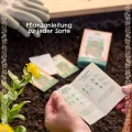 Saatgut-Set mit 6 kindgerechten BIO Gemüse- und Kräutersorten | Anzuchtset für kleine Gärtnerinnen und Gärtner | Nachhaltiges Geschenk zum Geburtstag, Einschulung, als Mitgebsel zum Kindergeburtstag - Thumbnail 8
