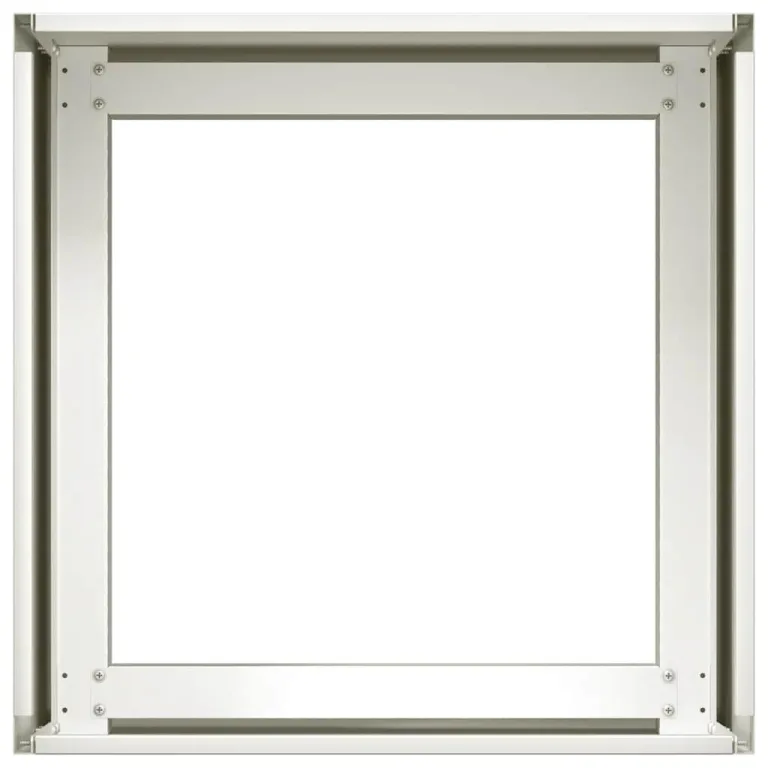 vidaXL Pflanzgefäß Weiß 40x40x30 cm Stahl, Pflanzschale, Garten-Garten-Pflanzkübel, Outdoor-Pflanzgefäß, Hochbeet, Pflanzgefäß, Blumenkasten – Bild 5