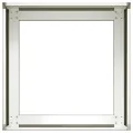 vidaXL Pflanzgefäß Weiß 40x40x30 cm Stahl, Pflanzschale, Garten-Garten-Pflanzkübel, Outdoor-Pflanzgefäß, Hochbeet, Pflanzgefäß, Blumenkasten - Thumbnail 5
