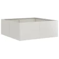 vidaXL Pflanzkübel 80x80x30 cm Edelstahl, Pflanzschale, Garten-Garten-Pflanzkübel, Outdoor-Pflanzgefäß, Hochbeet, Pflanzgefäß, Blumenkasten - Thumbnail 1