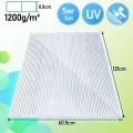 14xPolycarbonat Hohlkammerstegplatten 4mm Doppelstegplatte für Gewächshaus(60.5x121cm) 10,25 m² Gewächshausplatte UV-beständigen für Gewächshaus Garten mit 50xKlammern 50xZ-Clips - Thumbnail 7