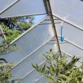 14xPolycarbonat Hohlkammerstegplatten 4mm Doppelstegplatte für Gewächshaus(60.5x121cm) 10,25 m² Gewächshausplatte UV-beständigen für Gewächshaus Garten mit 50xKlammern 50xZ-Clips - Thumbnail 8