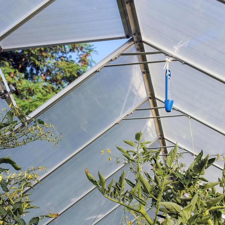 15x Polycarbonat Hohlkammerstegplatten 8mm Doppelstegplatte für Gewächshaus (60.5 x 121cm) | 1.2kg/m² Gewächshausplatte UV-beständigen für Gewächshaus Garten Treibhaus Ersatzplatten – Bild 8