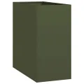 vidaXL Pflanzgefäß Olivgrün 40x80x80 cm Stahl, Pflanzschale, Garten-Garten-Pflanzkübel, Outdoor-Pflanzgefäß, Hochbeet, Pflanzgefäß, Blumenkasten - Thumbnail 1