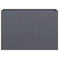 vidaXL Pflanzkübel Anthrazit 120x40x80 cm Kaltgewalzter Stahl, Pflanzschale, Garten-Garten-Pflanzkübel, Outdoor-Pflanzgefäß, Hochbeet, Pflanzgefäß - Thumbnail 6