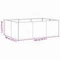 vidaXL Pflanzkübel Anthrazit 120x80x40 cm Stahl, Pflanzschale, Garten-Garten-Pflanzkübel, Outdoor-Pflanzgefäß, Hochbeet, Pflanzgefäß, Blumenkasten - Thumbnail 3