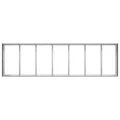 vidaXL Pflanzkübel 280x80x40 cm Verzinkter Stahl, Pflanzschale, Garten-Garten-Pflanzkübel, Outdoor-Pflanzgefäß, Hochbeet, Pflanzgefäß, Blumenkasten - Thumbnail 5
