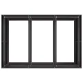 vidaXL Pflanzkübel Schwarz 120x80x80 cm Stahl, Pflanzschale, Garten-Garten-Pflanzkübel, Outdoor-Pflanzgefäß, Hochbeet, Pflanzgefäß, Blumenkasten - Thumbnail 5