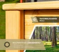 WESTMANN Hochbeet aus Lärchenholz | 130x65x84 cm Natur | Kräuterbeet für den Außenbereich | Holzhochbeet zum Bepflanzen von Gemüse & Kräutern - Thumbnail 3