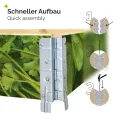 Garronda Holzaufsatzrahmen mit Print - Hochbeete für Pflanzen Blumen Kräuter Obst und Gemüse Aufbewahrungskiste aus Holz mit dekorativem Druck GD-0075 (120x80x20 cm, Pflanzenblätter 1St) - Thumbnail 3
