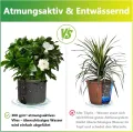 Pflanzsack 5 Stück 12l 20l 30l Vliesstoff Pflanzbeutel Stofftopf, Verdickte Atmungsaktive Stofftöpfe mit Griffe für Tomaten Pflanzen Gemüse Blumen Erdbeeren Pflanzbeutel Gewächshaus Garten Grow Bag - Thumbnail 6