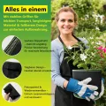 Pflanzsack 5 Stück 12l 20l 30l Vliesstoff Pflanzbeutel Stofftopf, Verdickte Atmungsaktive Stofftöpfe mit Griffe für Tomaten Pflanzen Gemüse Blumen Erdbeeren Pflanzbeutel Gewächshaus Garten Grow Bag - Thumbnail 3