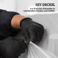 Outsunny Gewächshausfolie 6x10 m wasserdicht Gartenfolie mit UV Schutz, Extra Dick Reißfest Folie aus Kunststoff, Abdeckplane für Treibhaus Folientunnel, Tunnelfolie für Außenbereich Transparent - Thumbnail 4