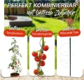 bellissa – Tomatendach höhenverstellbar von 125-185 cm mit regendichtem Aluminiumgewebe - Plastikfreies Pflanzenschutzdach für Tomaten, Gurken, Bohnen – Überdachung gegen Starkregen & Braunfäule - Thumbnail 5