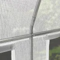 TOOLPORT Foliengewächshaus Gewächshaus 4x6m Premium mit schwenkbarer Türkonstruktion PE-Plane 180 g/m² weiß transparent - Thumbnail 6