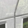 TOOLPORT Foliengewächshaus Gewächshaus 3x4m Premium mit schwenkbarer Türkonstruktion PE-Plane 180 g/m² weiß transparent - Thumbnail 6