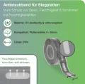Antistaubband für Stegplatten I 38 mm x 25 m I Klebe-Tape zum Schutz vor Staub, Feuchtigkeit & Schimmel I für Doppelstegplatten 4-20 mm I Anti-Staub-Klebeband mit Feuchtigkeitsfilter - Thumbnail 2