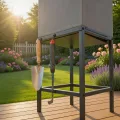 Pflanzwerk Pflanzkübel Hochbeet Gestell Elevate 60x28cm für Garten Terrasse und Balkon Blumenkübel - Pulverbeschichteter Edelstahl - Rostfrei - Premiumqualität - Frostsicher - 2 Jahre Garantie - Thumbnail 4